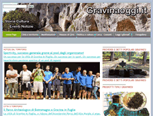 Tablet Screenshot of gravinaoggi.it